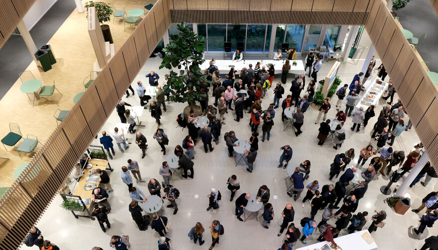 The event was rounded off with a mingle in the impressive Atrium 
